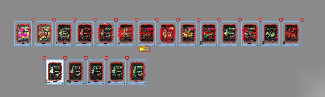[上海]虹桥万科中心商务区│CAD施工图+设计方案+SU模cad施工图下载【ID:160415176】