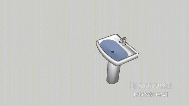 带混合龙头的简易盆SU模型下载【ID:522080241】