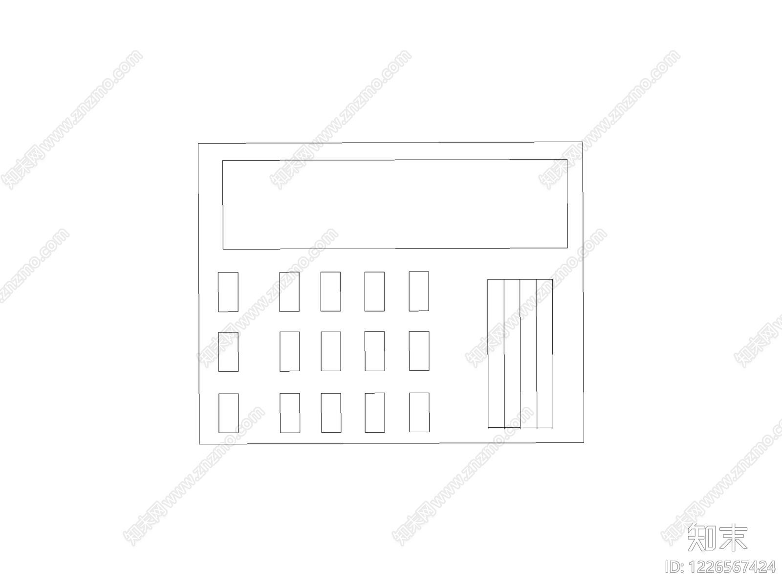 动态图块家具节点cad施工图下载【ID:1226567424】