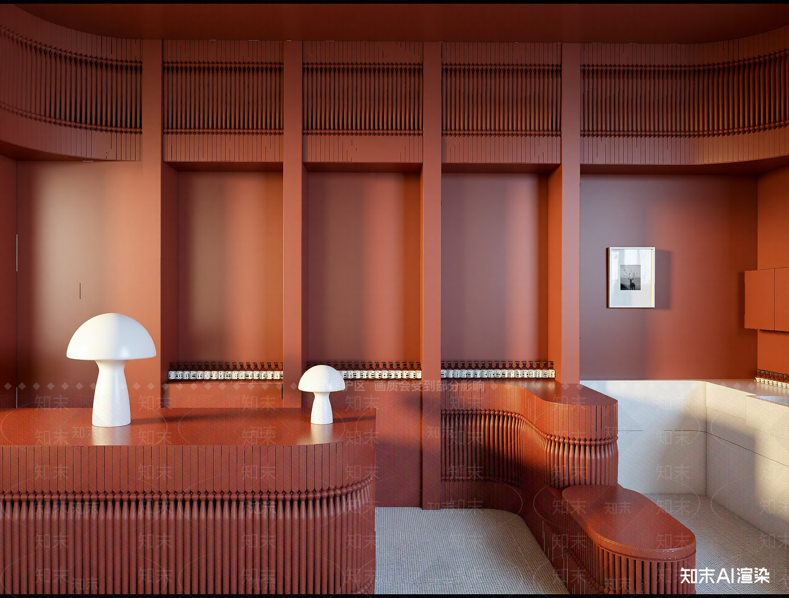 现代接待室3D模型下载【ID:1214364568】