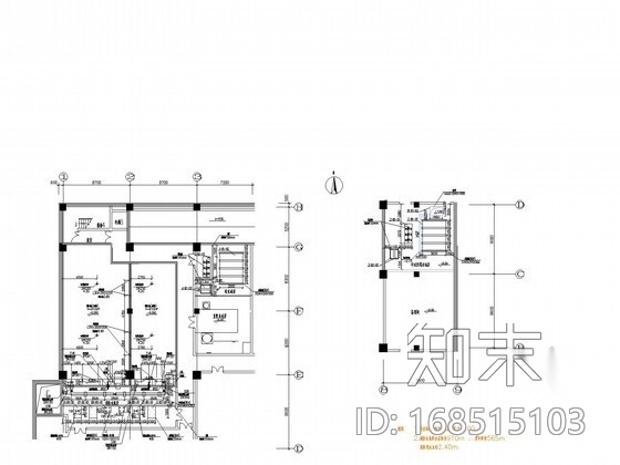 [北京]知名酒店会所给排水施工图（直饮水系统施工图下载【ID:168515103】