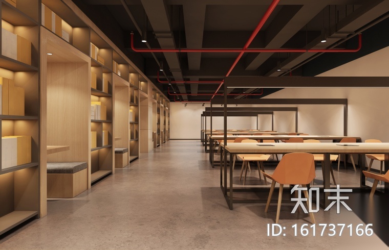 [武汉]禧玥励业公社共享办公空间丨效果图+施工图+机电...cad施工图下载【ID:161737166】