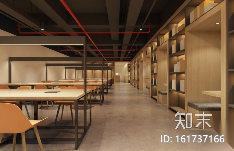 [武汉]禧玥励业公社共享办公空间丨效果图+施工图+机电...cad施工图下载【ID:161737166】