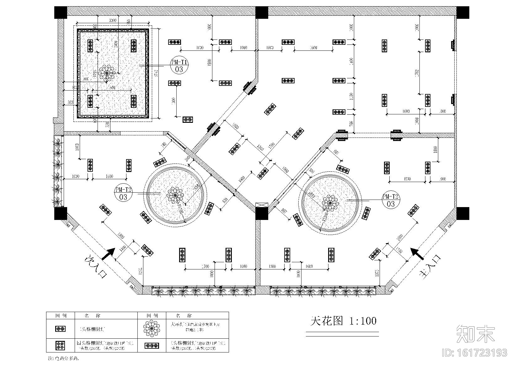 [湖北]武汉圣奥龙家具专卖店室内装饰施工图cad施工图下载【ID:161723193】