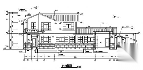 某中国式古典别墅施工图cad施工图下载【ID:149924113】