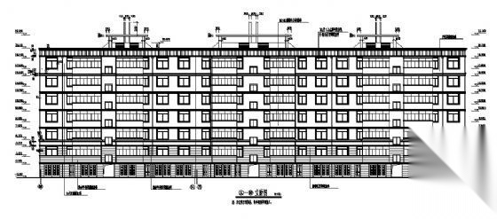 七层复式住宅建筑方案cad施工图下载【ID:149852164】