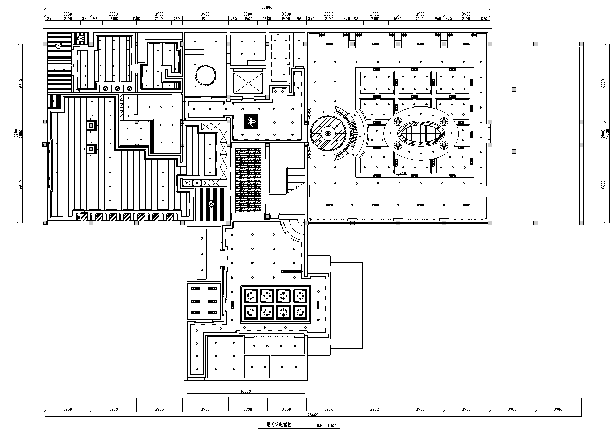 [广东]某大型酒店室内改造装修施工图施工图下载【ID:161842183】