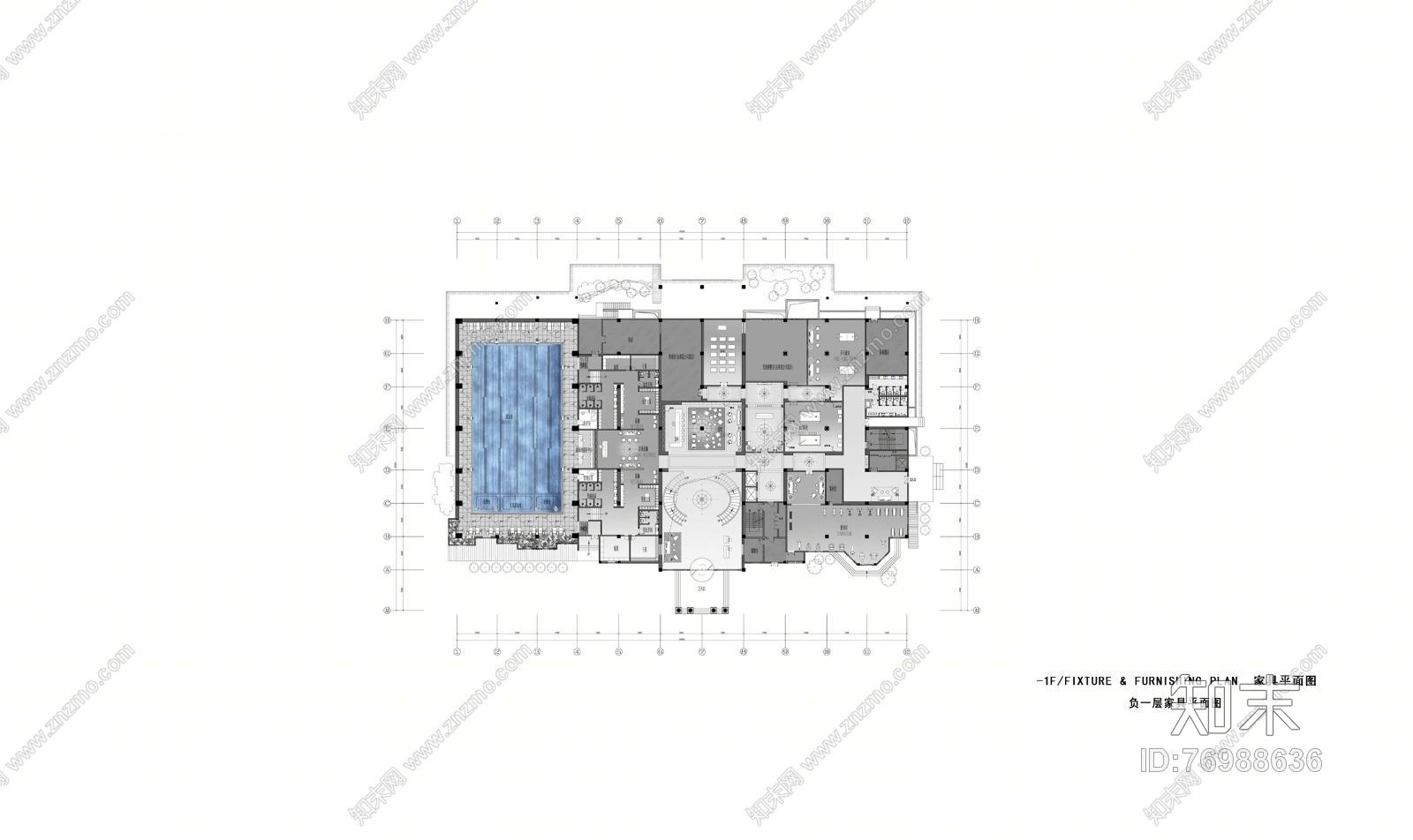 郑中-CCD成都复地会所cad施工图下载【ID:76988636】