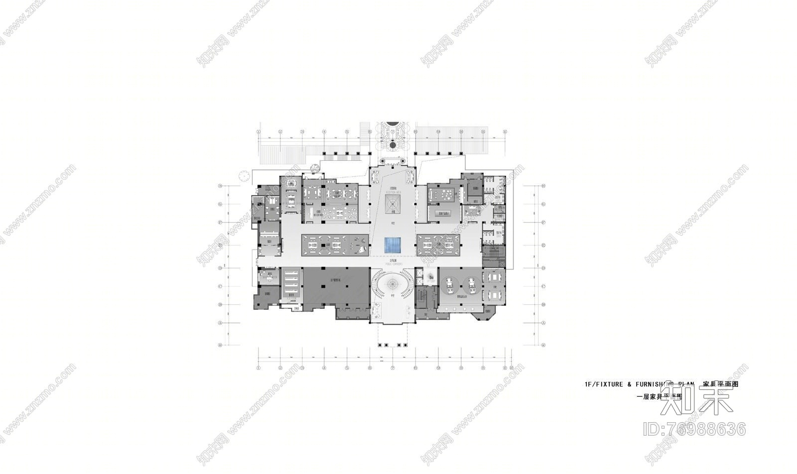 郑中-CCD成都复地会所cad施工图下载【ID:76988636】