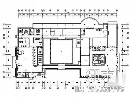 [浙江]简约大气办公楼室内设计CAD施工图cad施工图下载【ID:166039118】