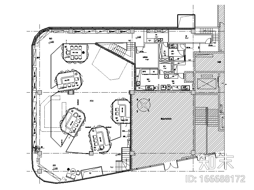 [广东]胡桃里音乐餐厅设计施工图（附效果图）cad施工图下载【ID:166688172】