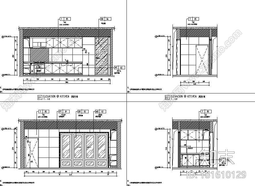 [古臣设计]-250平大面积平层施工图+效果图cad施工图下载【ID:181610129】