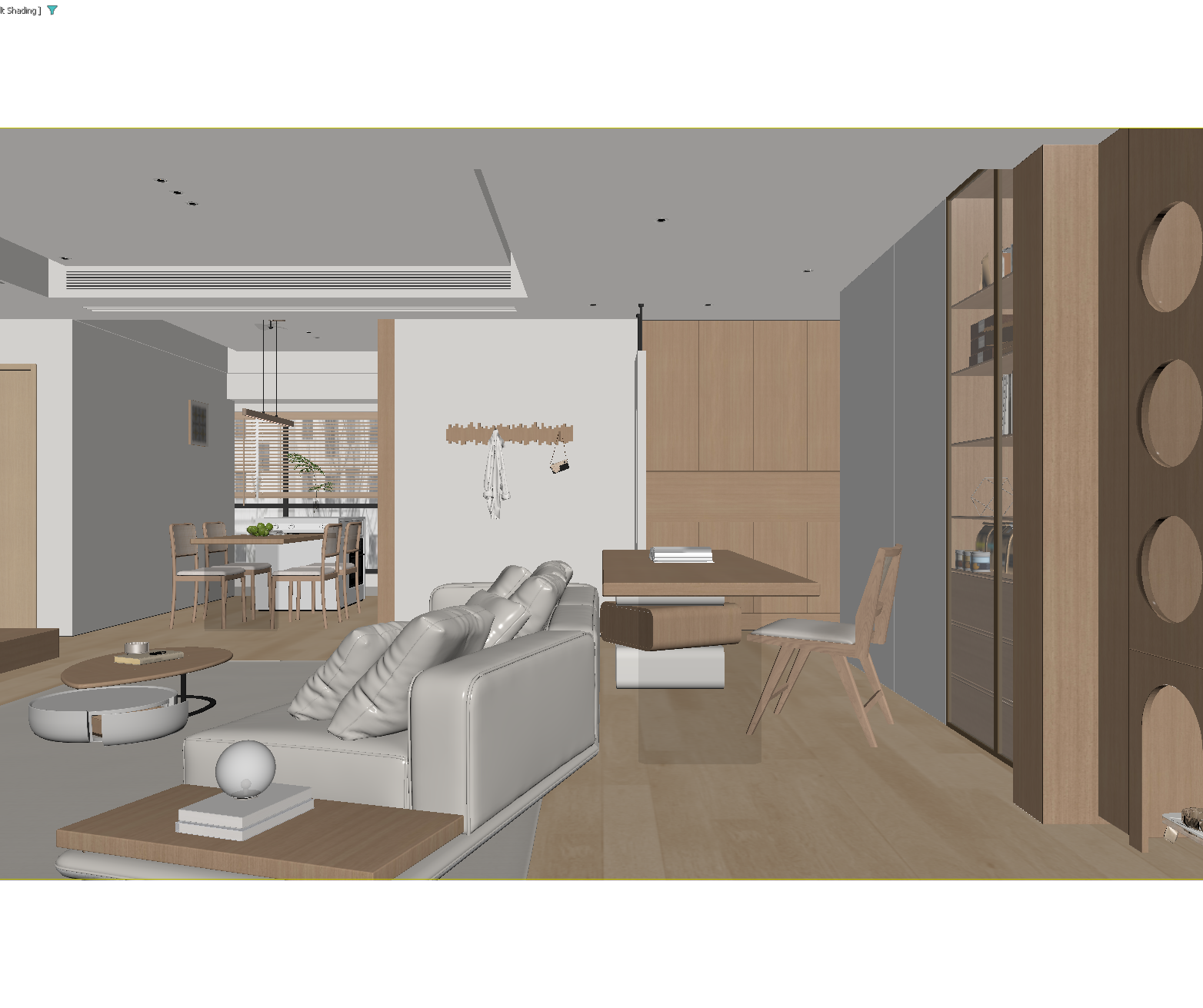 原木客餐厅3D模型下载【ID:1215114321】