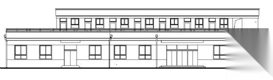 小学食堂建筑施工图cad施工图下载【ID:151667142】