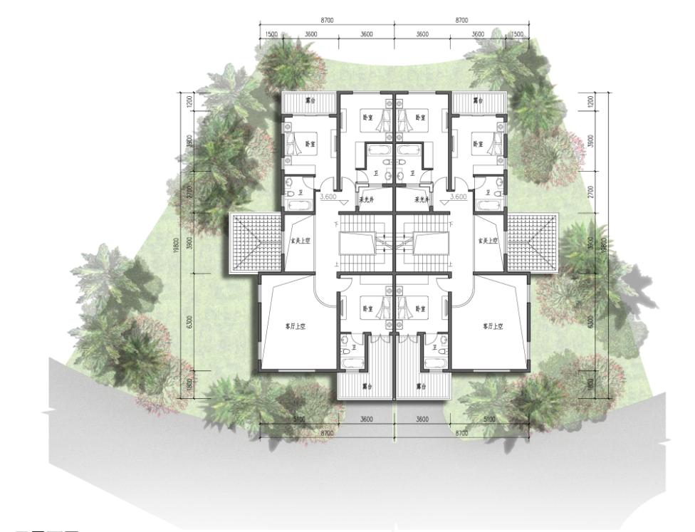 [浙江]14套两层新中式风格别墅项目建筑设计方案文本cad施工图下载【ID:164860186】