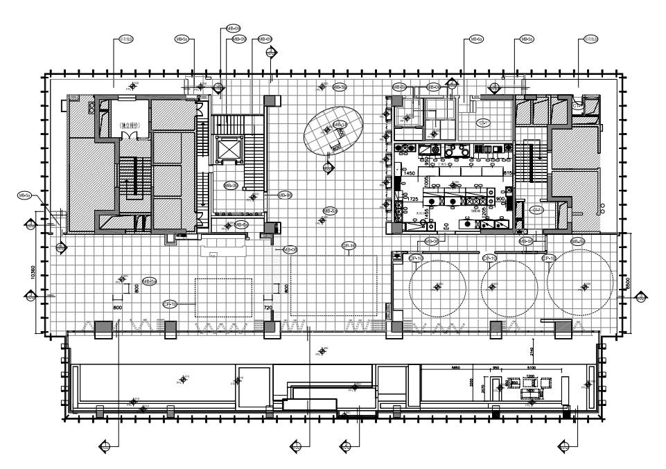 [广东]深圳某一鞋业总部办公楼28层施工图cad施工图下载【ID:165367110】