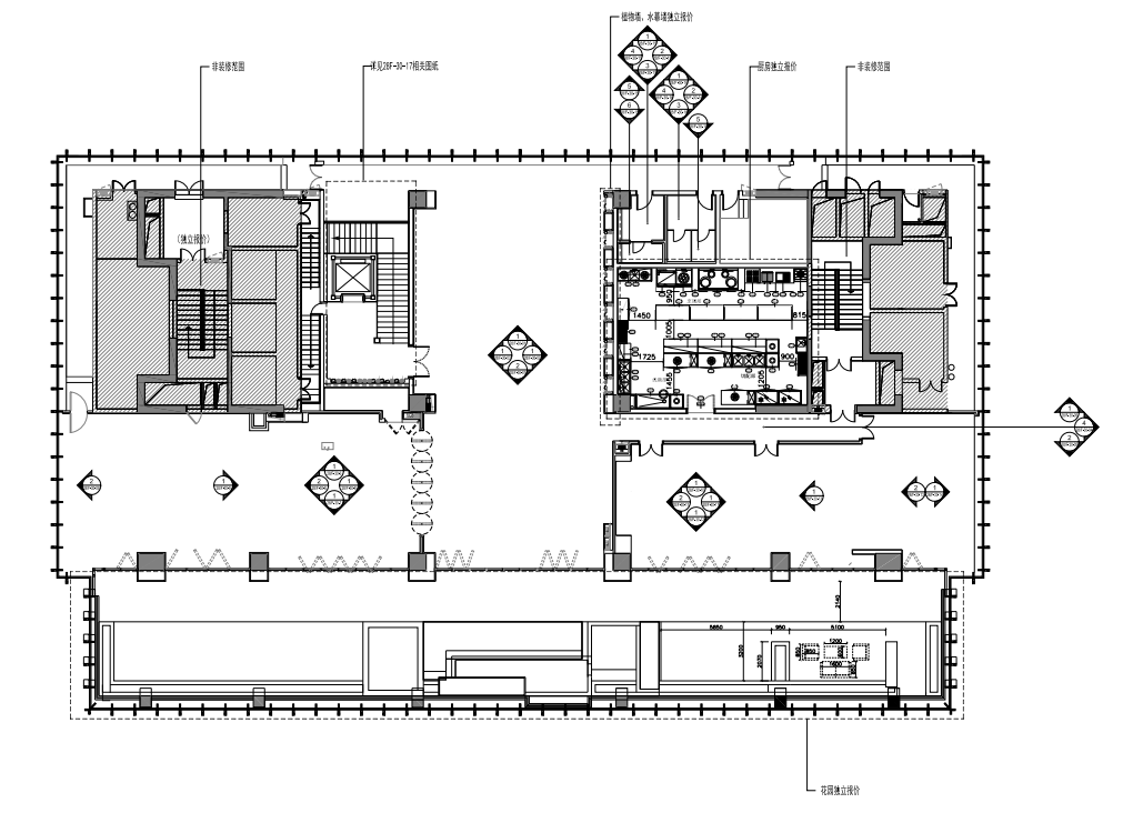[广东]深圳某一鞋业总部办公楼28层施工图cad施工图下载【ID:165367110】