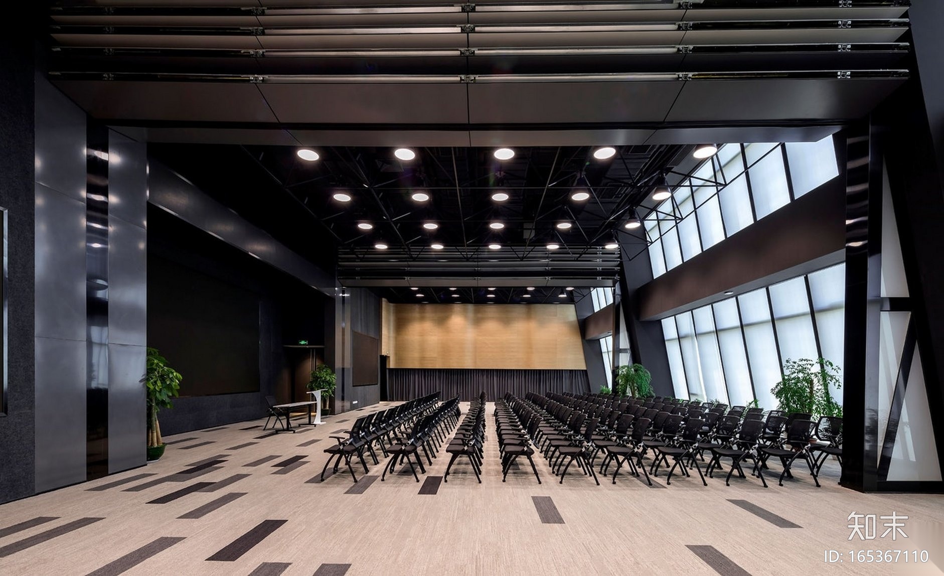 [广东]深圳某一鞋业总部办公楼28层施工图cad施工图下载【ID:165367110】