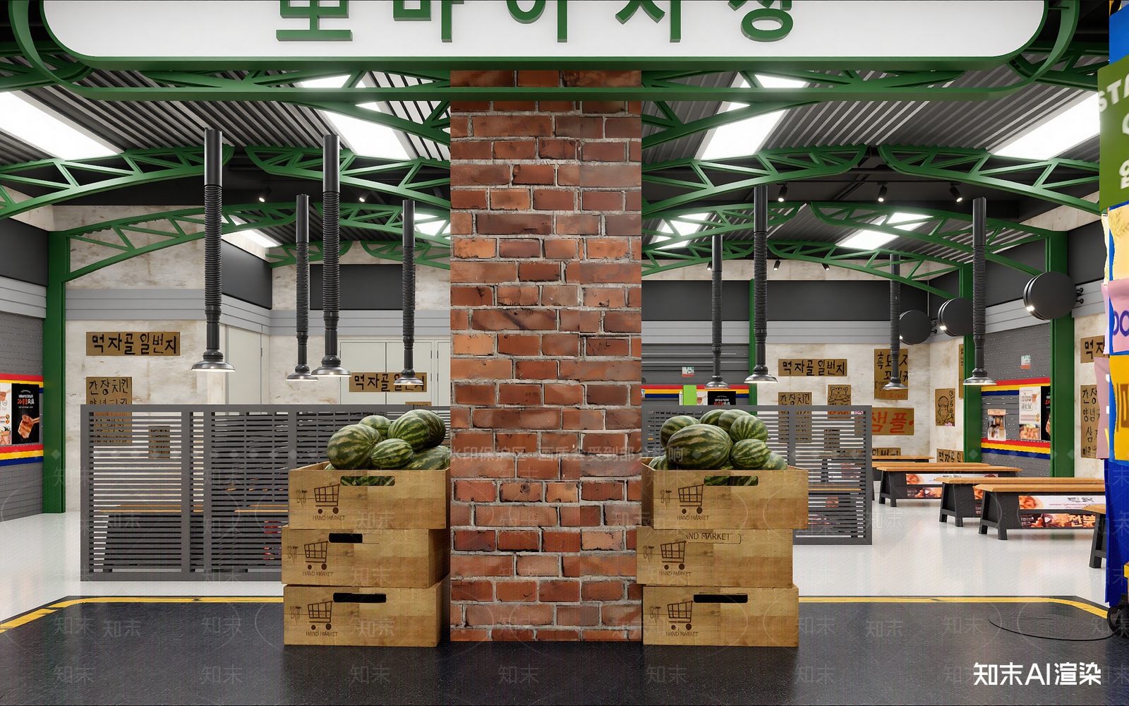 现代超市3D模型下载【ID:1214073380】