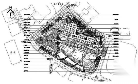 重庆某县东池堰广场规划设计施工图下载【ID:161059150】