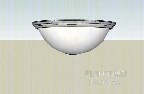 吸顶灯SU模型下载【ID:36627285】