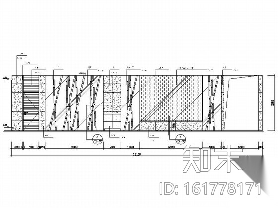 [四川]豪华五星级酒店日式餐厅室内装修施工图cad施工图下载【ID:161778171】