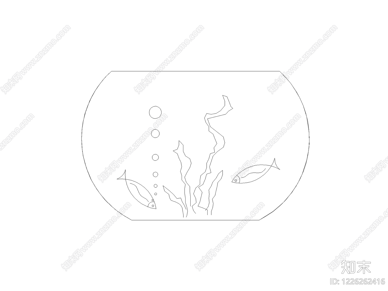 陈设类立面挂画cad施工图下载【ID:1226262416】