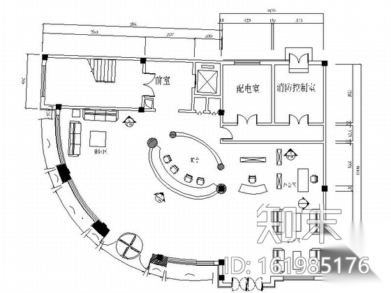 [内蒙古]经典酒店大堂室内装修图（含效果）cad施工图下载【ID:161985176】