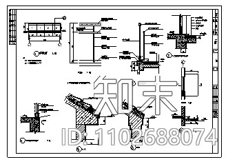 别墅设计_某3层砖混结构独栋别墅结构施工cad图纸施工图下载【ID:1102688074】