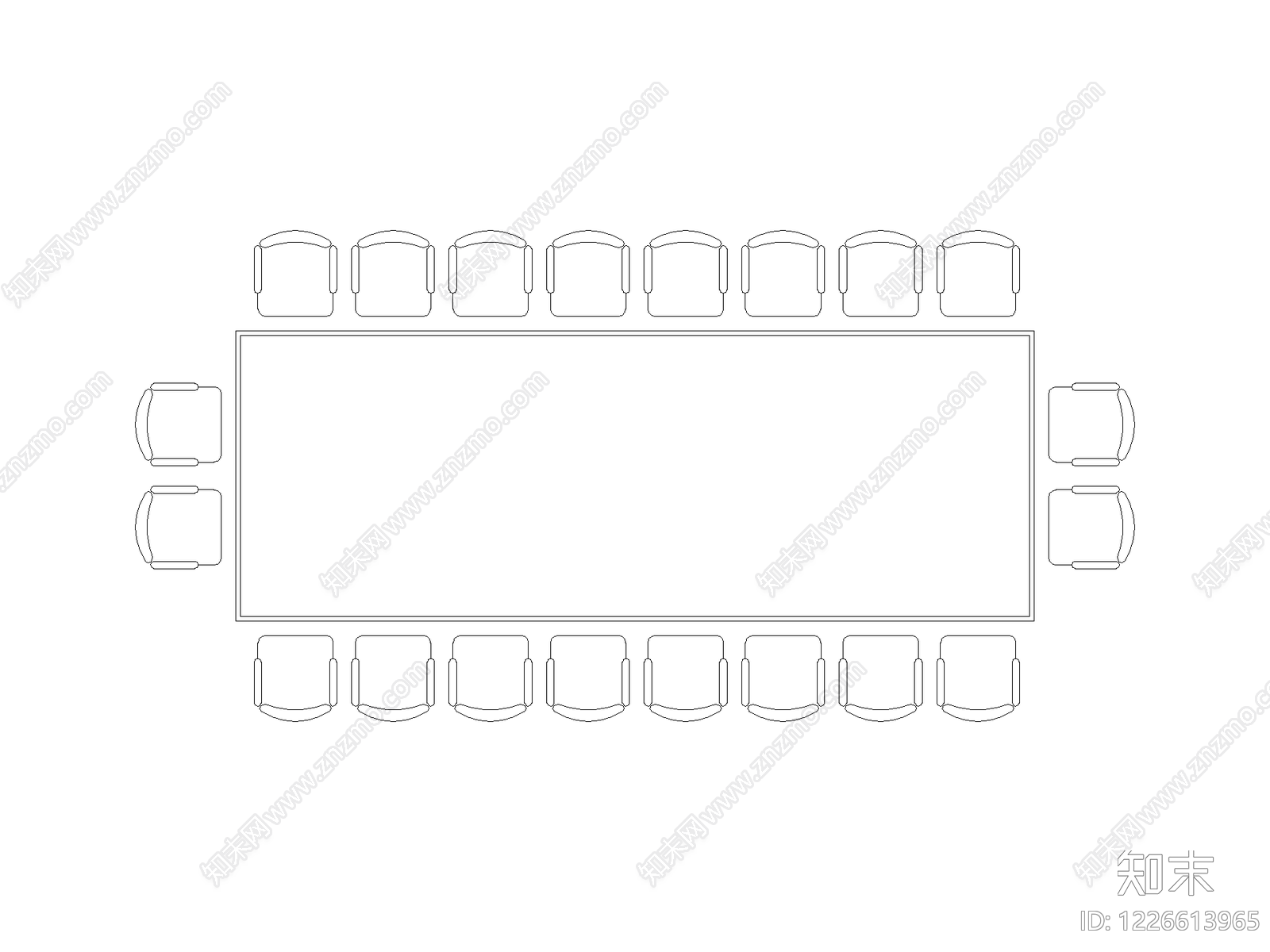 桌椅CAD图纸
