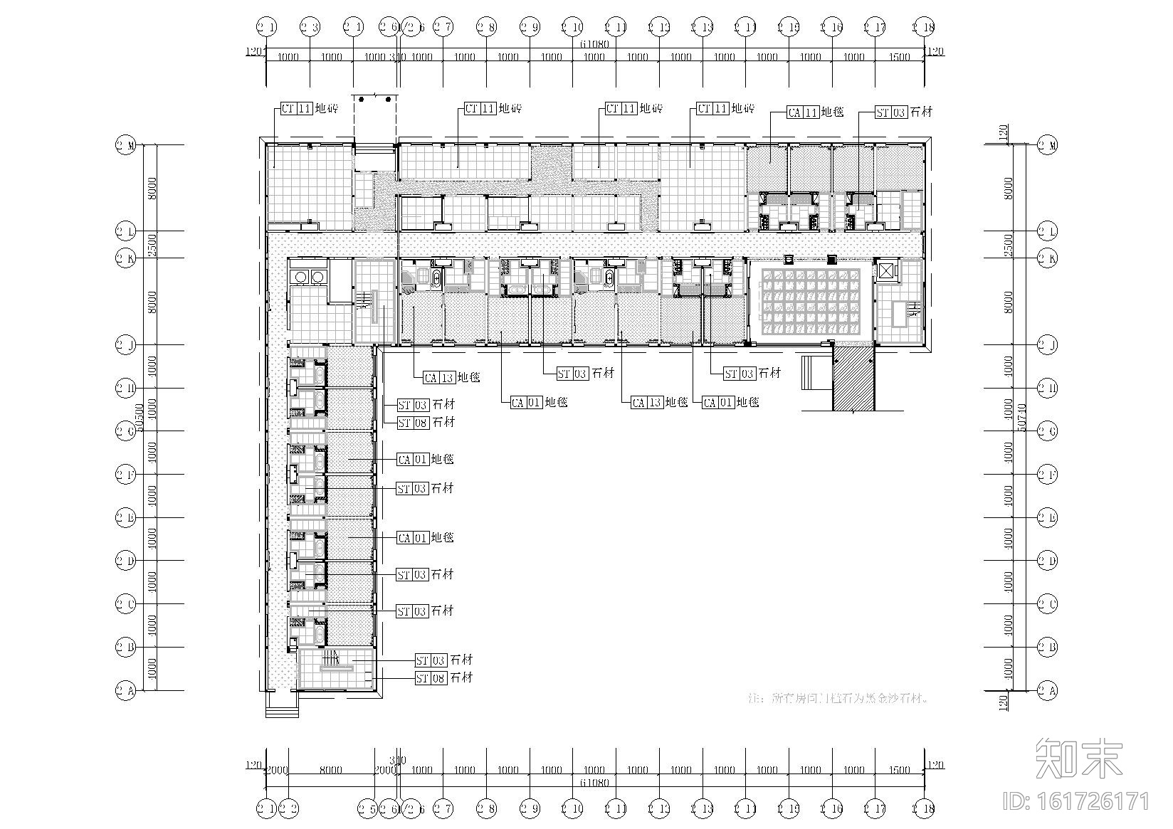 [山东]青岛德馨温泉酒店项目施工图+效果图cad施工图下载【ID:161726171】