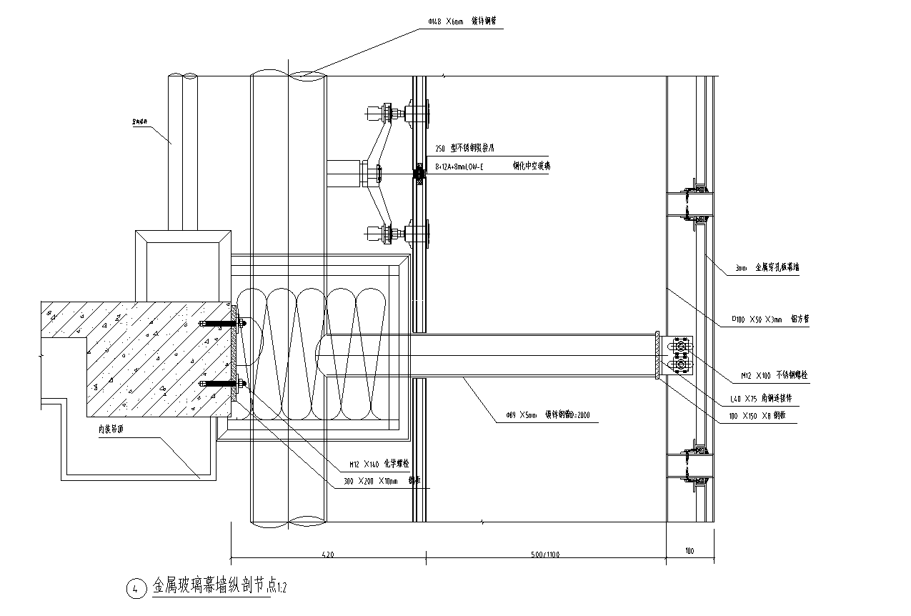 [广西]综合办公楼外装饰施工图cad施工图下载【ID:161780108】