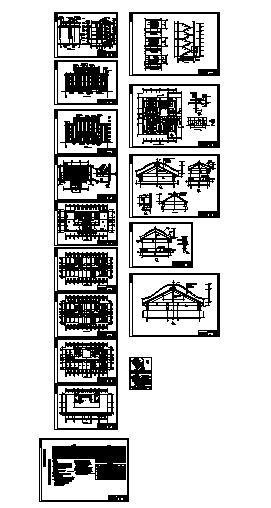 某五层酒店设计建筑施工图cad施工图下载【ID:167045145】