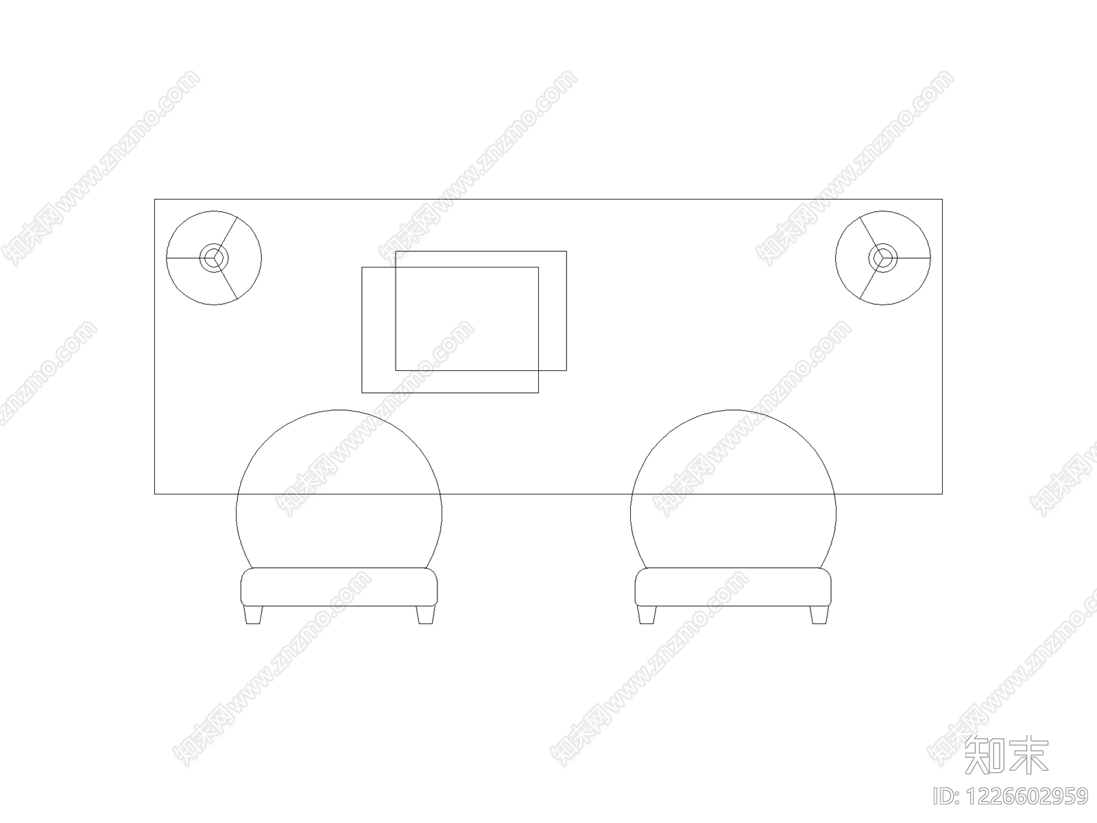 现代家装图库CAD图纸