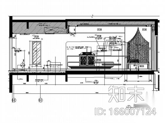 民族风情度假酒店客房精装修施工图（含效果图）施工图下载【ID:166007124】