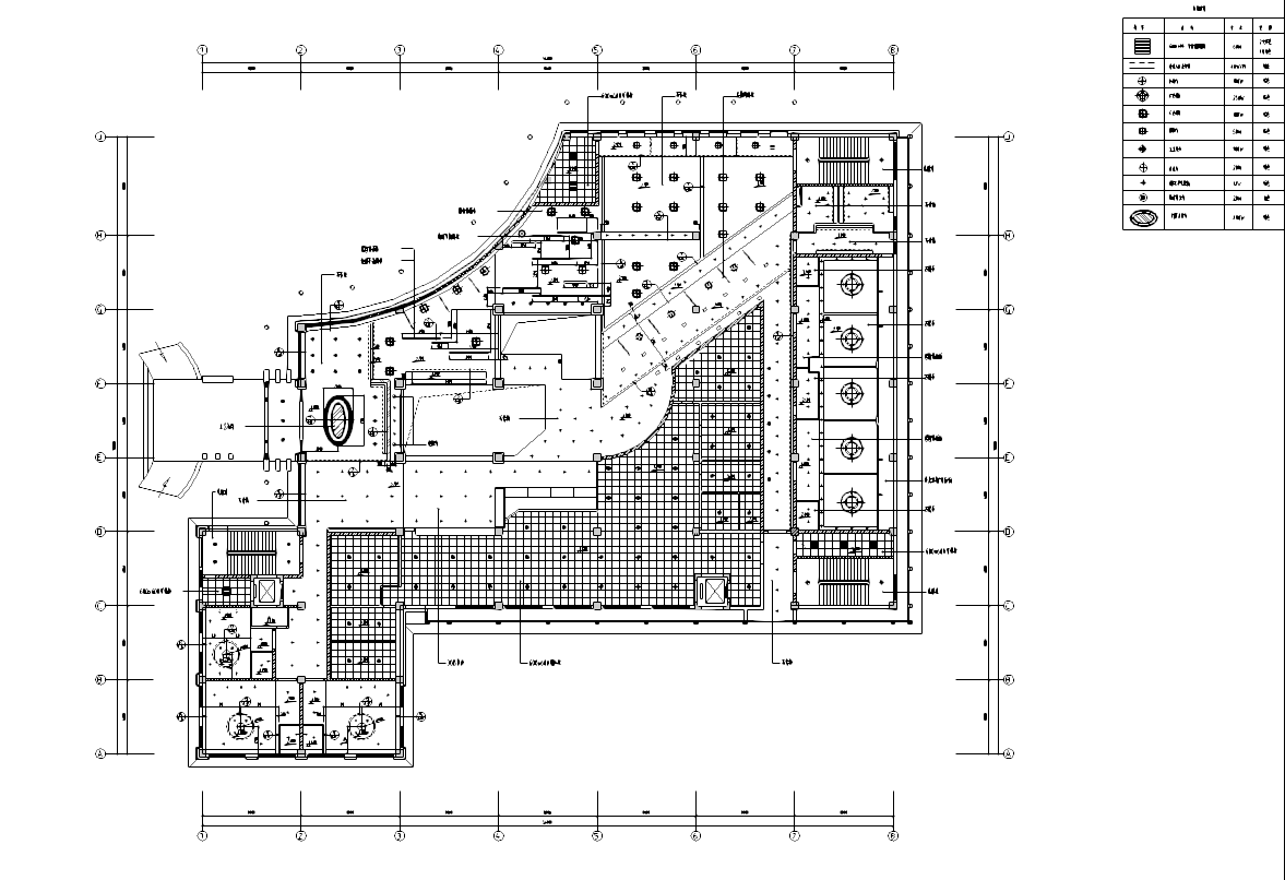 [上海]喜福会酒楼室内设计施工图及效果图cad施工图下载【ID:161766148】