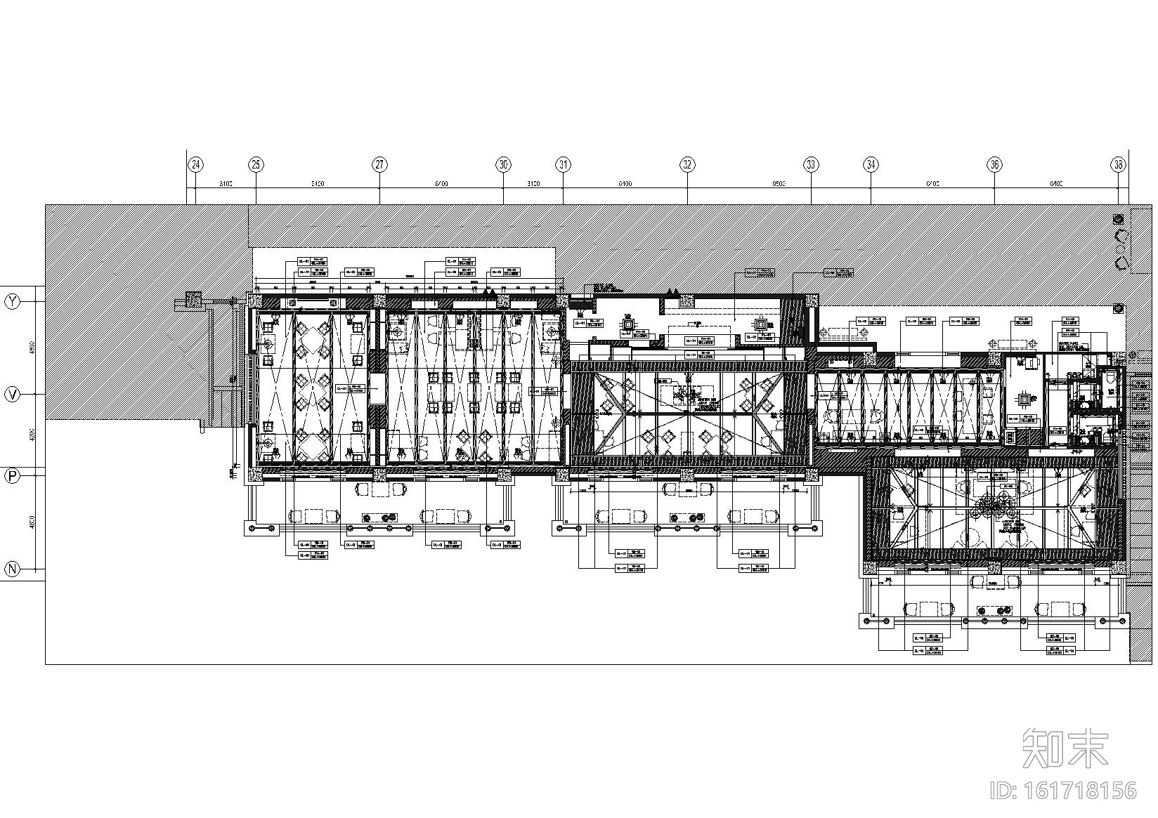 [云南]丽江君悦度假酒店装饰施工图+实景图cad施工图下载【ID:161718156】