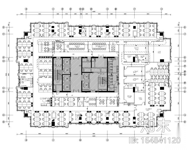 10套精选办公空间设计方案500M施工图下载【ID:164841120】