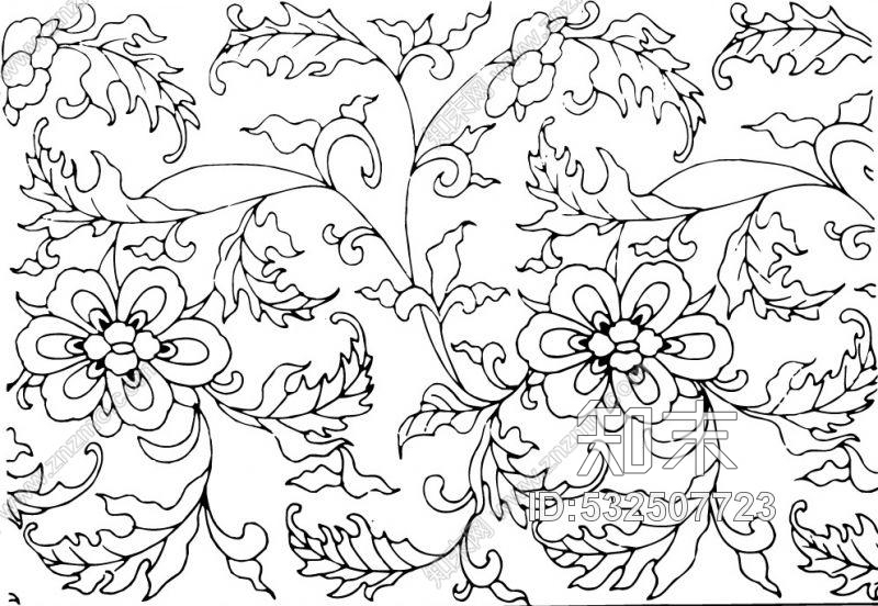 凹凸黑白-黑白古典贴图下载【ID:532507723】