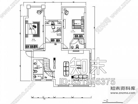 施工图某二层别墅施工图cad施工图下载【ID:531995375】