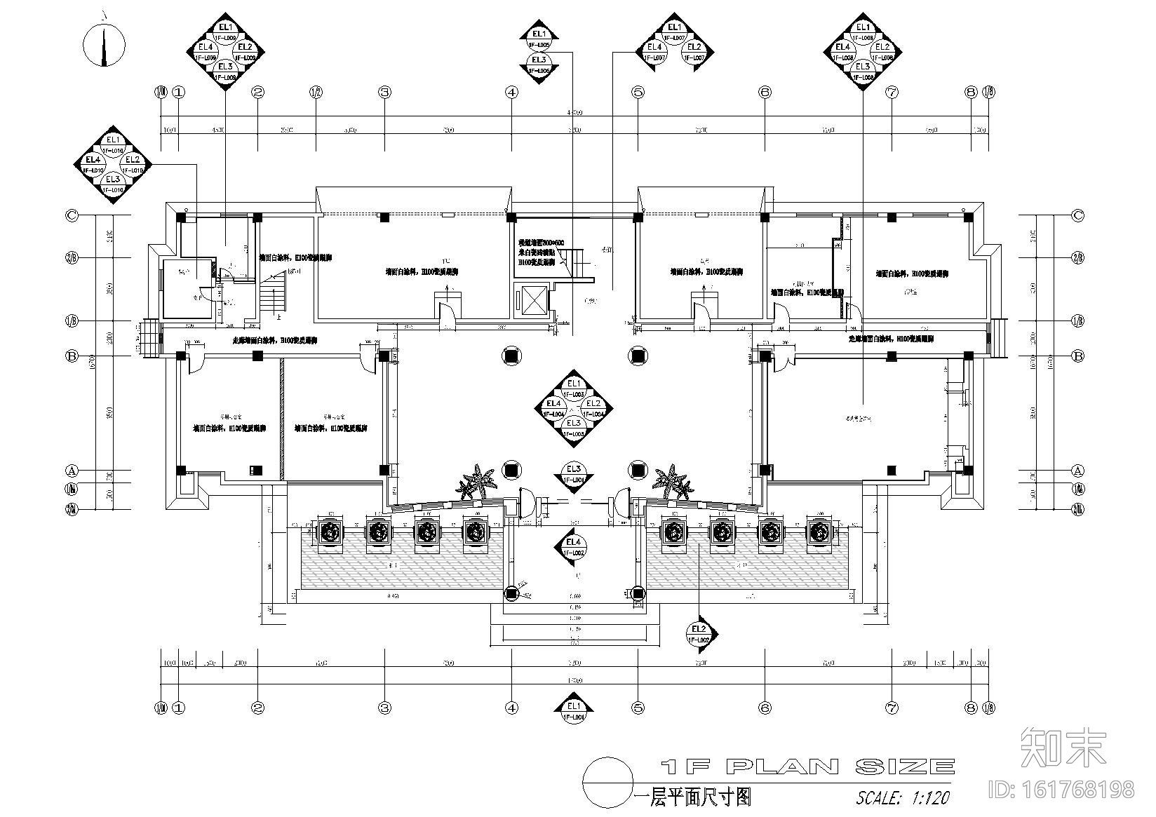 [江苏]苏州中式办公楼施工图+效果图cad施工图下载【ID:161768198】