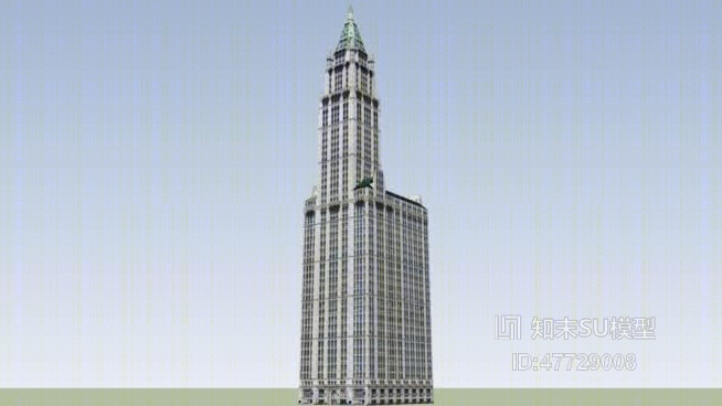 商业高层SU模型下载【ID:47729008】