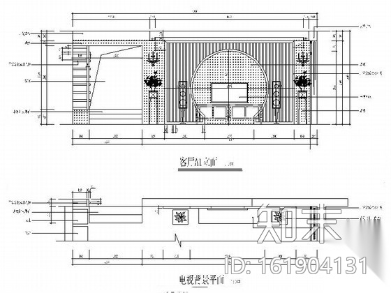 [珠江]三居大户型室内装修图施工图下载【ID:161904131】