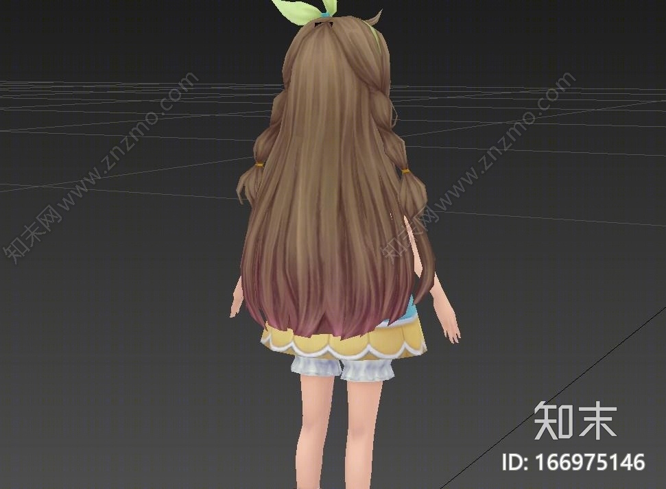 小萝莉模型3D模型下载【ID:166975146】