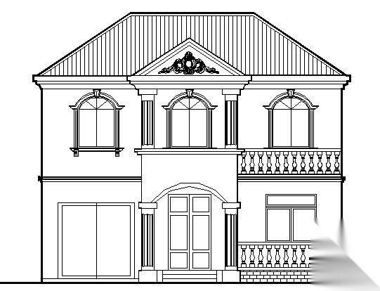 某二层新农村住宅自建房建筑施工图下载【ID:149916161】