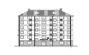 七层商住楼设计施工图cad施工图下载【ID:166722110】