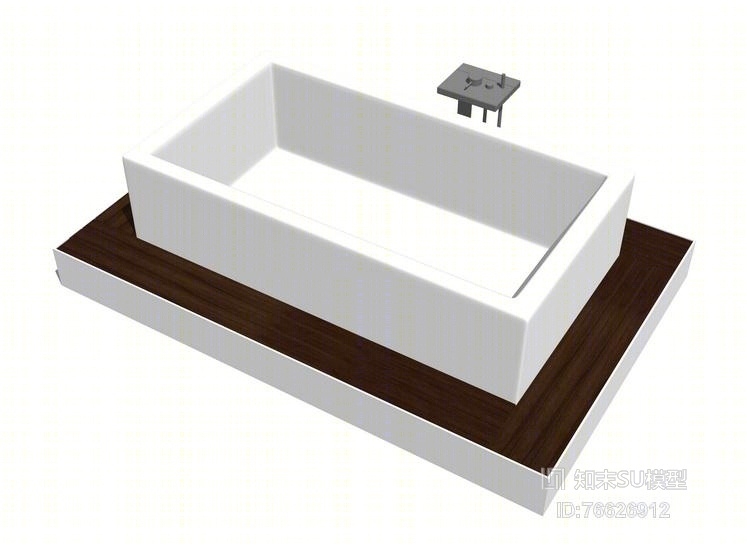 浴缸SU模型下载【ID:76626912】
