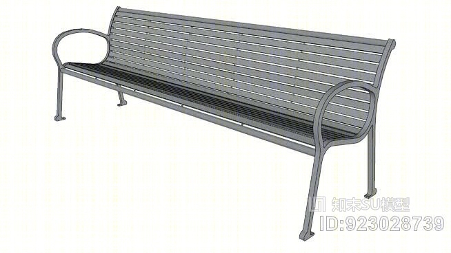 斯卡伯勒96长凳SU模型下载【ID:923028739】