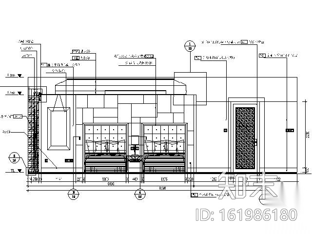 五星豪华酒店B型套房施工图cad施工图下载【ID:161986180】