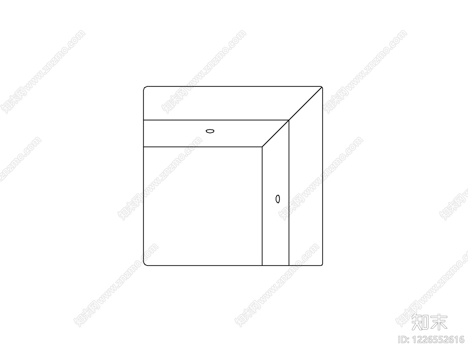 柜子cad施工图下载【ID:1226552616】